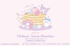 「ちいかわ」×「サンリオ」のキッズアパレルがユニクロから発売決定！人気キャラたちが甘いスイーツに囲まれた可愛いデザイン 画像