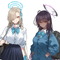 公式イラストレーターが『ブルアカ』カリン＆アスナを描く！新鮮すぎる“制服姿”に、11万超えの先生が「いいね」 画像
